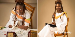 This young lady earned first-rate degree in Geography, wins best trainee award